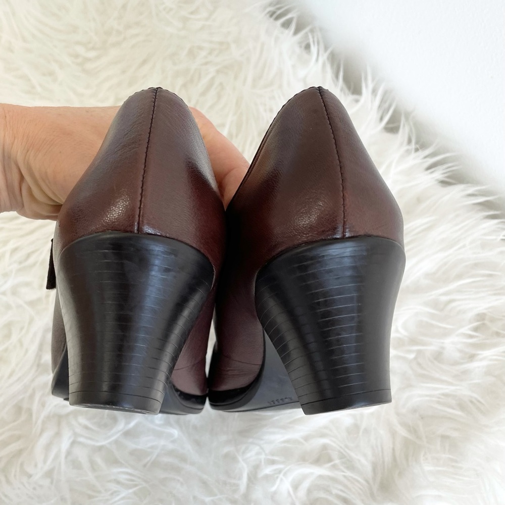Munro Narrow Mary Jane leather shoes low heel - Picture 8 of 11